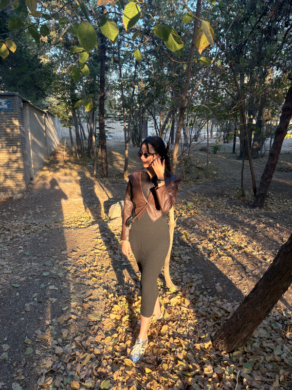 بامبر جکت چرم 